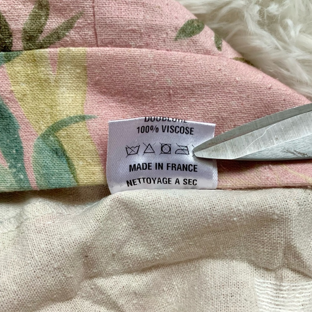 NWT La Jaquette French Pastel Pink Floral Summer Shorts FR 42 - Picture 10 of 16